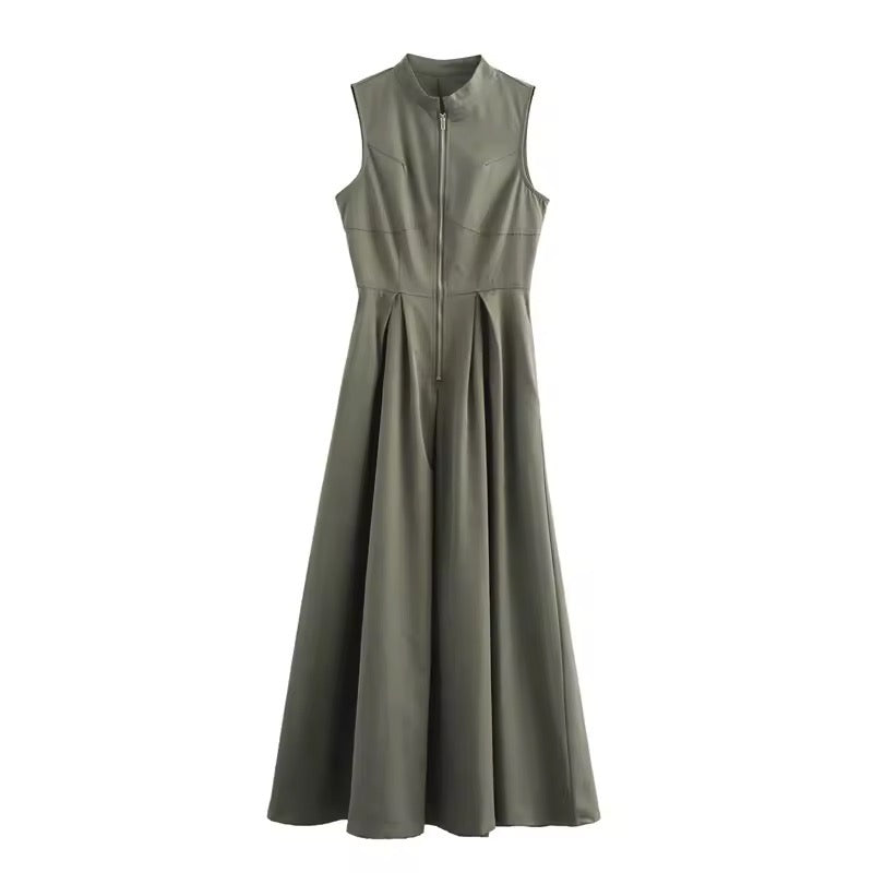 Midikleid mit Reißverschluss