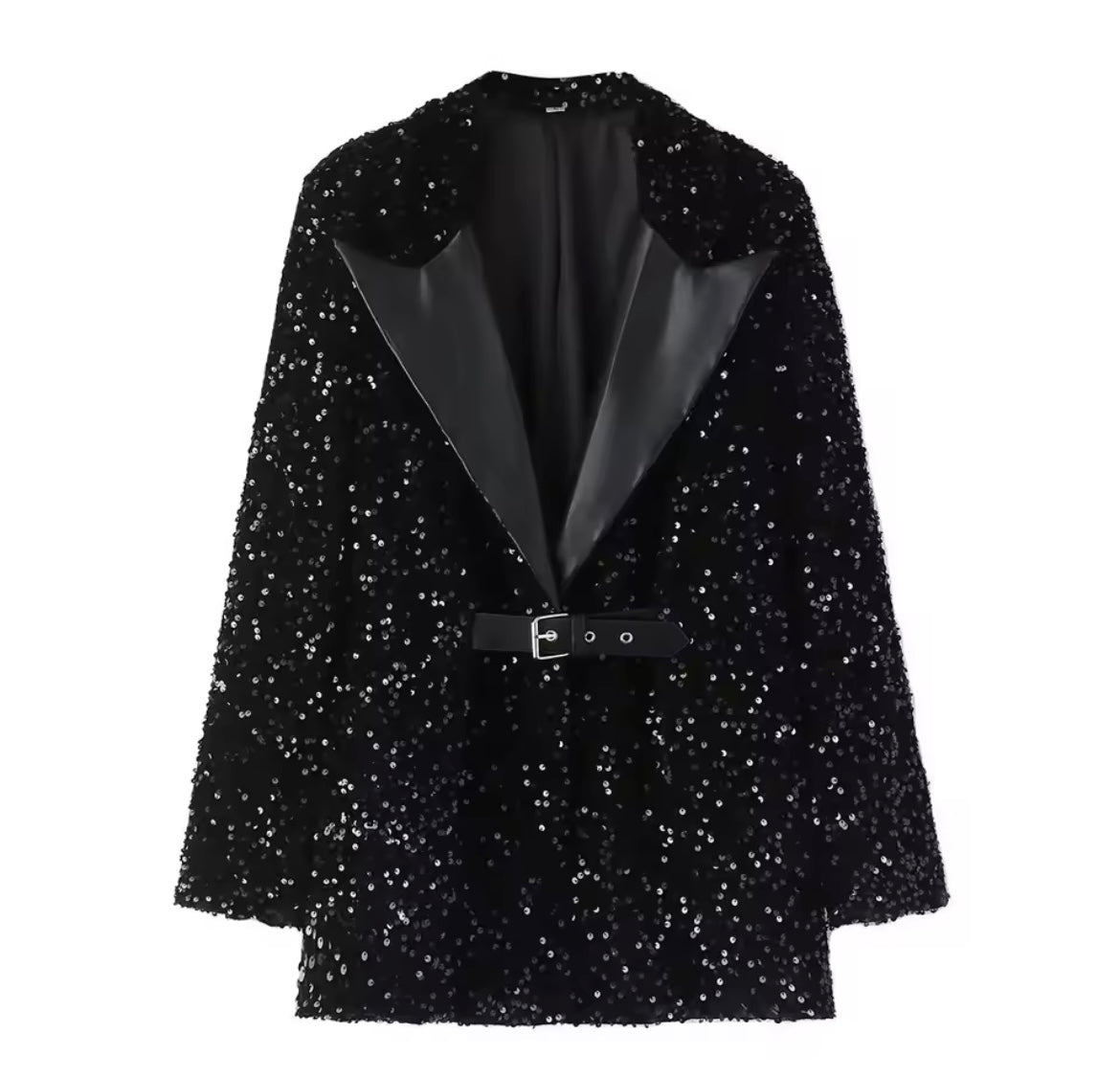 Pailletten-Blazer