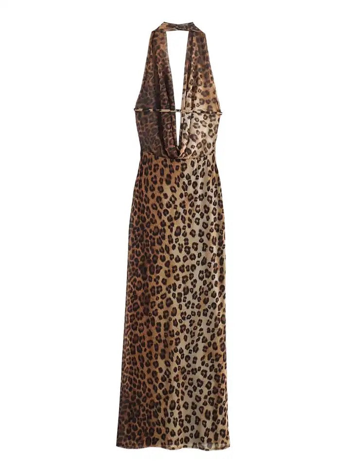 Leopard Print Kleid