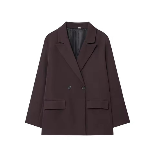 Oversize-Blazer mit Doppelknopfleiste