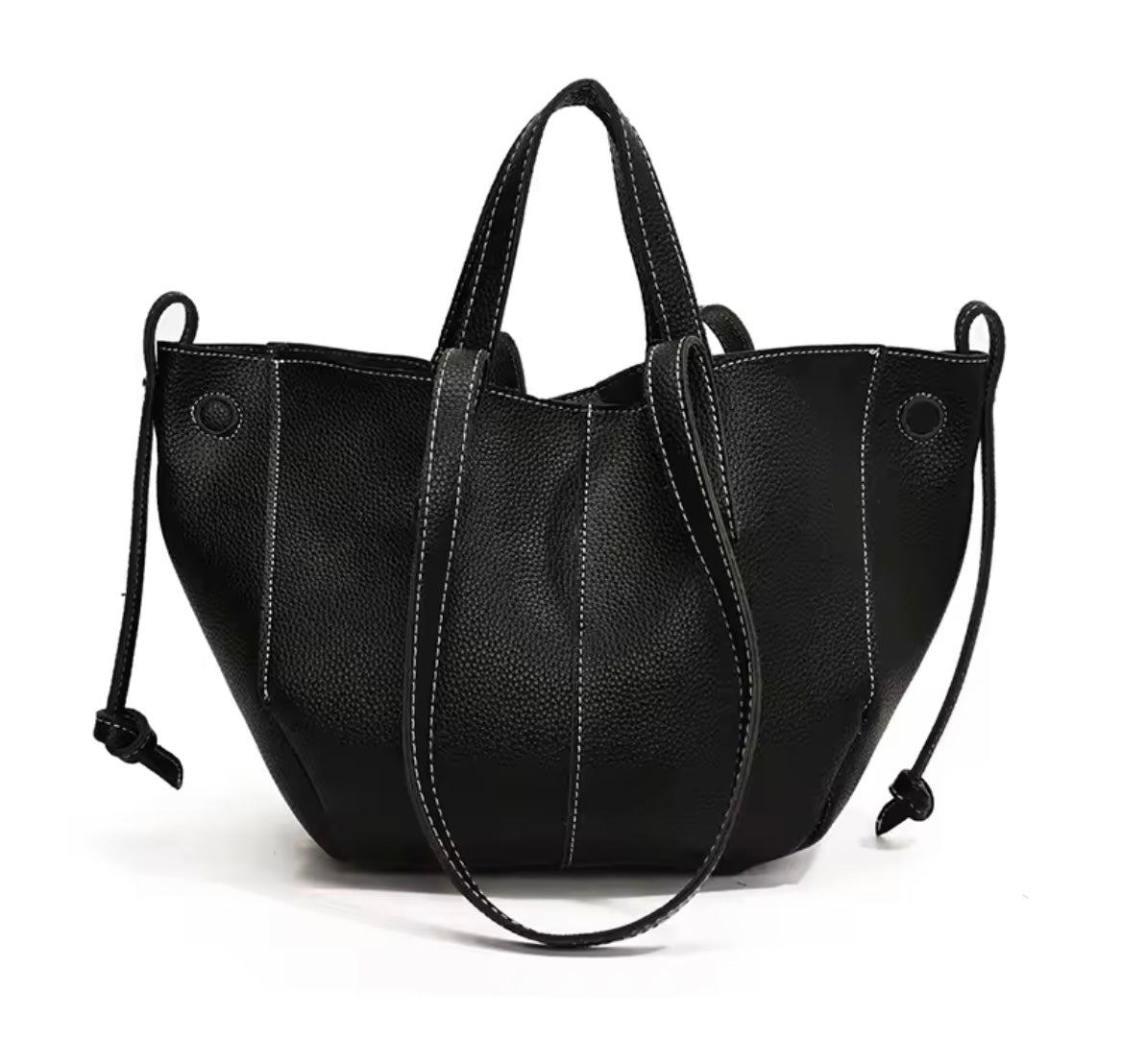 Luxuriöse Shopper-Tasche aus Kunstleder