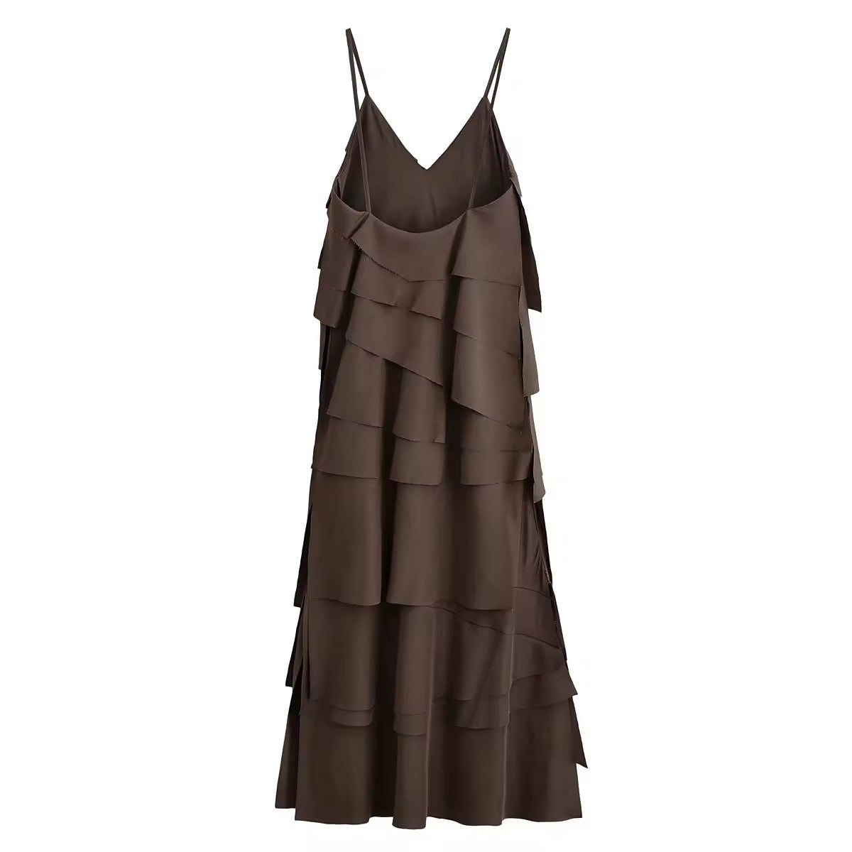 Volant-Maxikleid