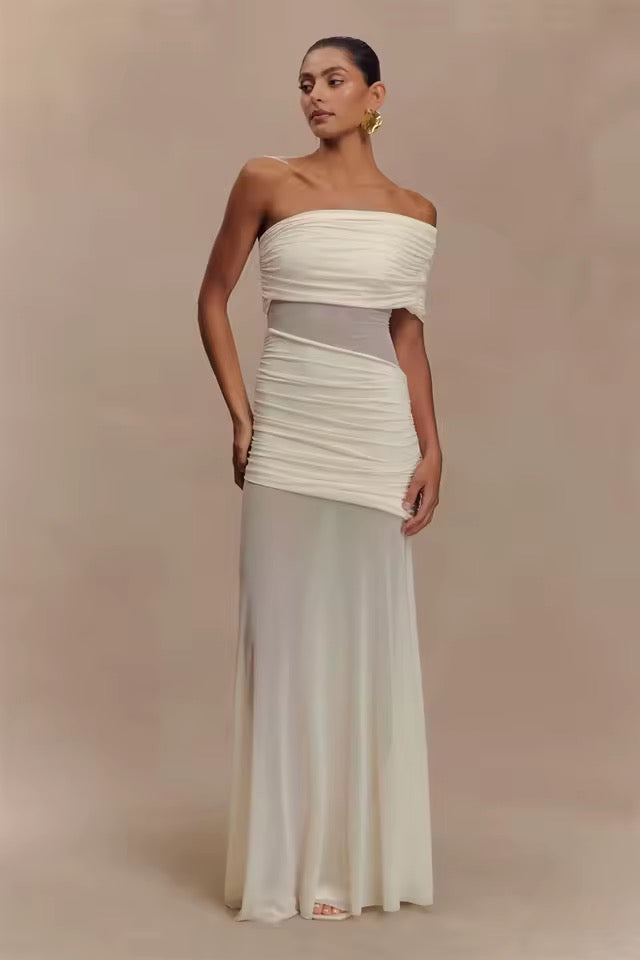 Elegantes Off-Shoulder Abendkleid