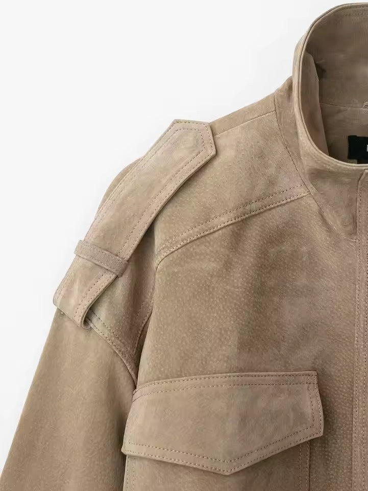 Wildleder Bomberjacke