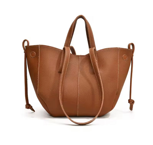 Luxuriöse Shopper-Tasche aus Kunstleder