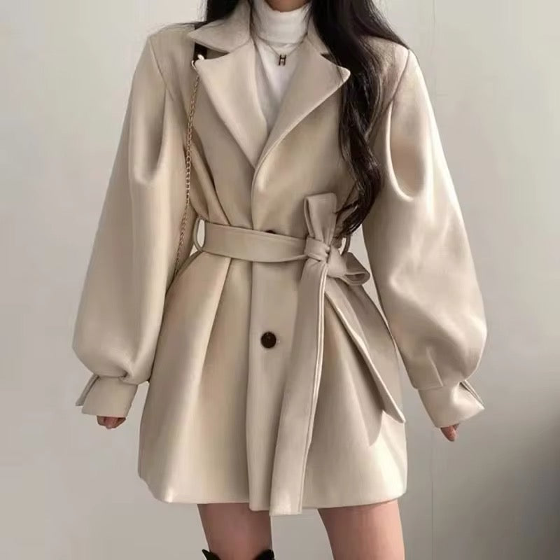 Eleganter Trenchcoat mit Gürtel für Damen