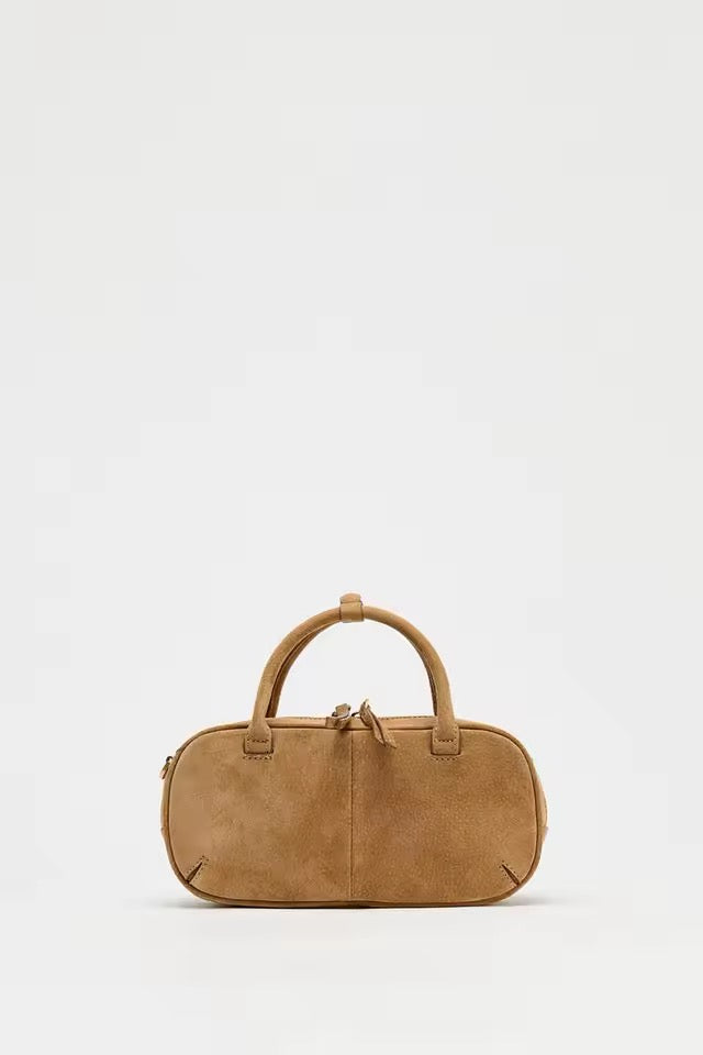 Crossbody Handtasche aus Wildlederoptik