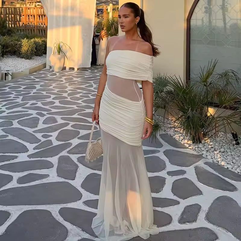 Elegantes Off-Shoulder Abendkleid
