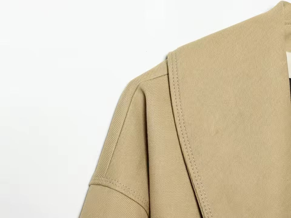 Cropped Wrap Jacke