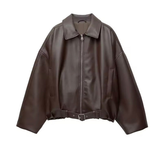 Biker-Style Jacke