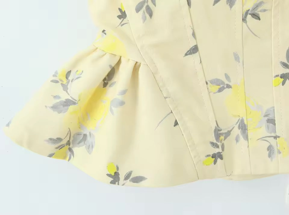 „Summer Bloom“ Corset Top