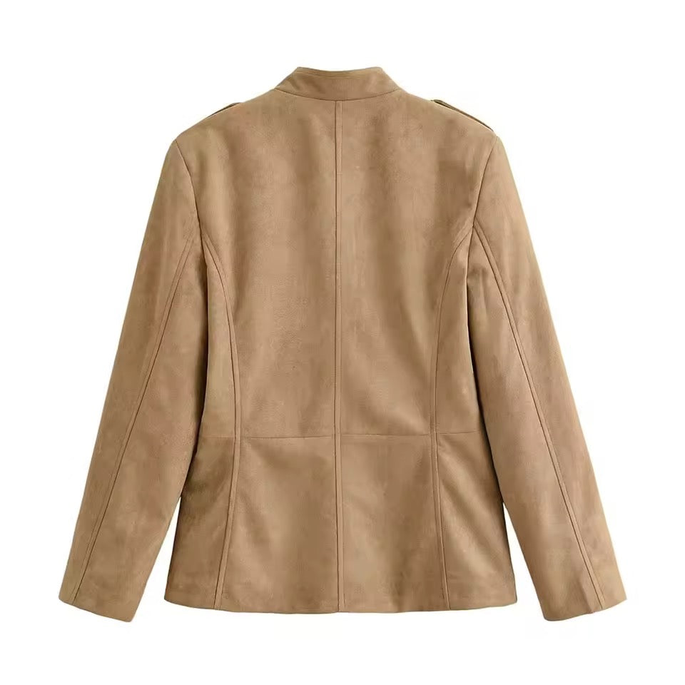 Utility-Jacke mit Stehkragen