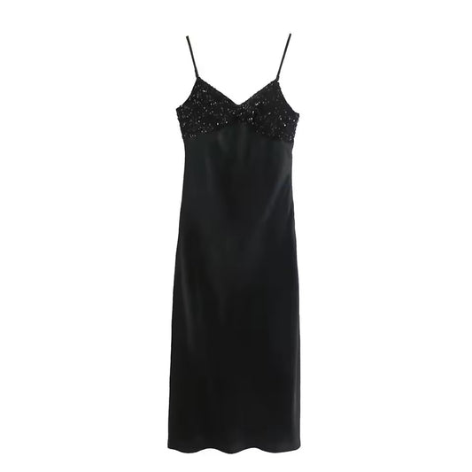 Midnight Slip Kleid